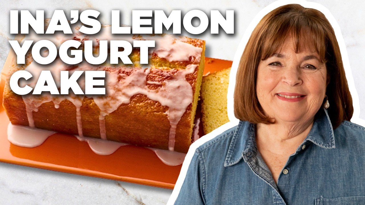 800+ 5-Star Reviews 🌟 Ina Garten's ICONIC Lemon Yogurt Cake 🍋 | Barefoot Contessa | Food Network