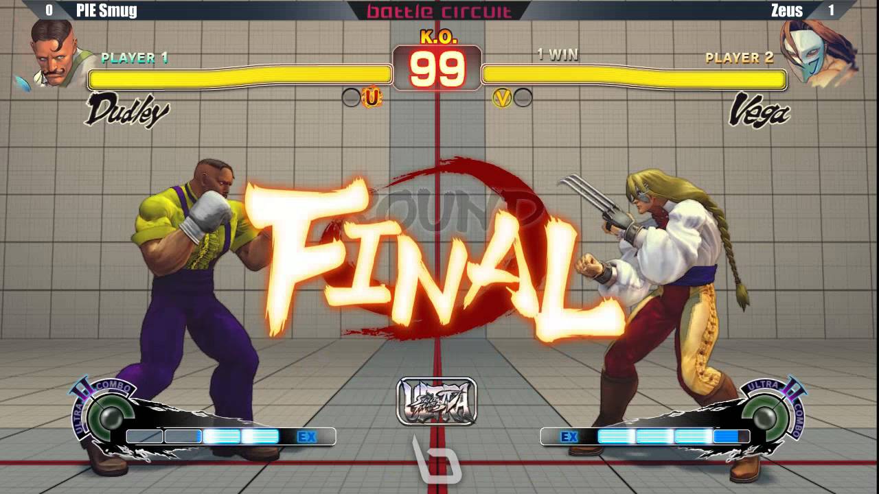 Боевой круг нового уровня 146 — USF4 — Финал победителей — PIE Smug (Дадли) против Zeus (Вега)
