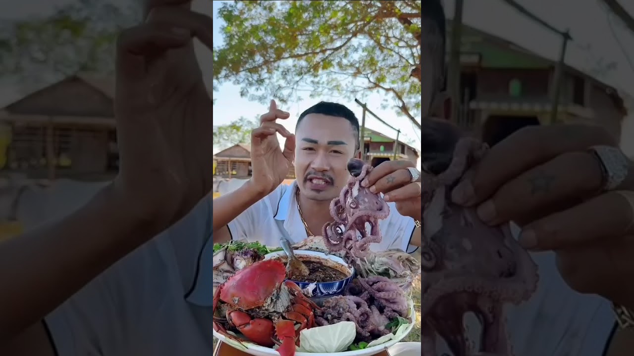 ပင်လယ်စာလေး စားချင်လို့ စားဖြစ်တာလေးပါ 🥰ချမ်းလို ပင်လယ်စာကြိုက်တဲ့ သဲလေးတို့ရောရှိကြလား 🥰