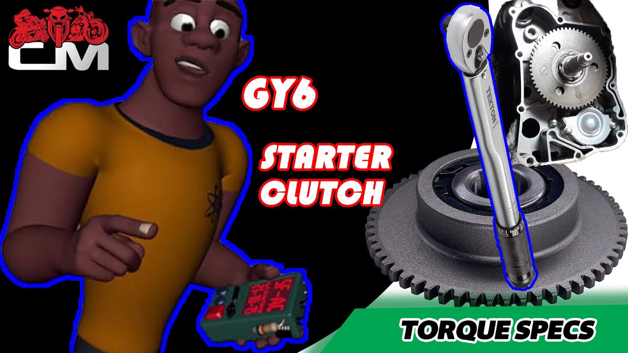 GY6 150cc Scooter High Performance Starter Clutch Upgrade/Engine Crankcase Torque Specs/How To