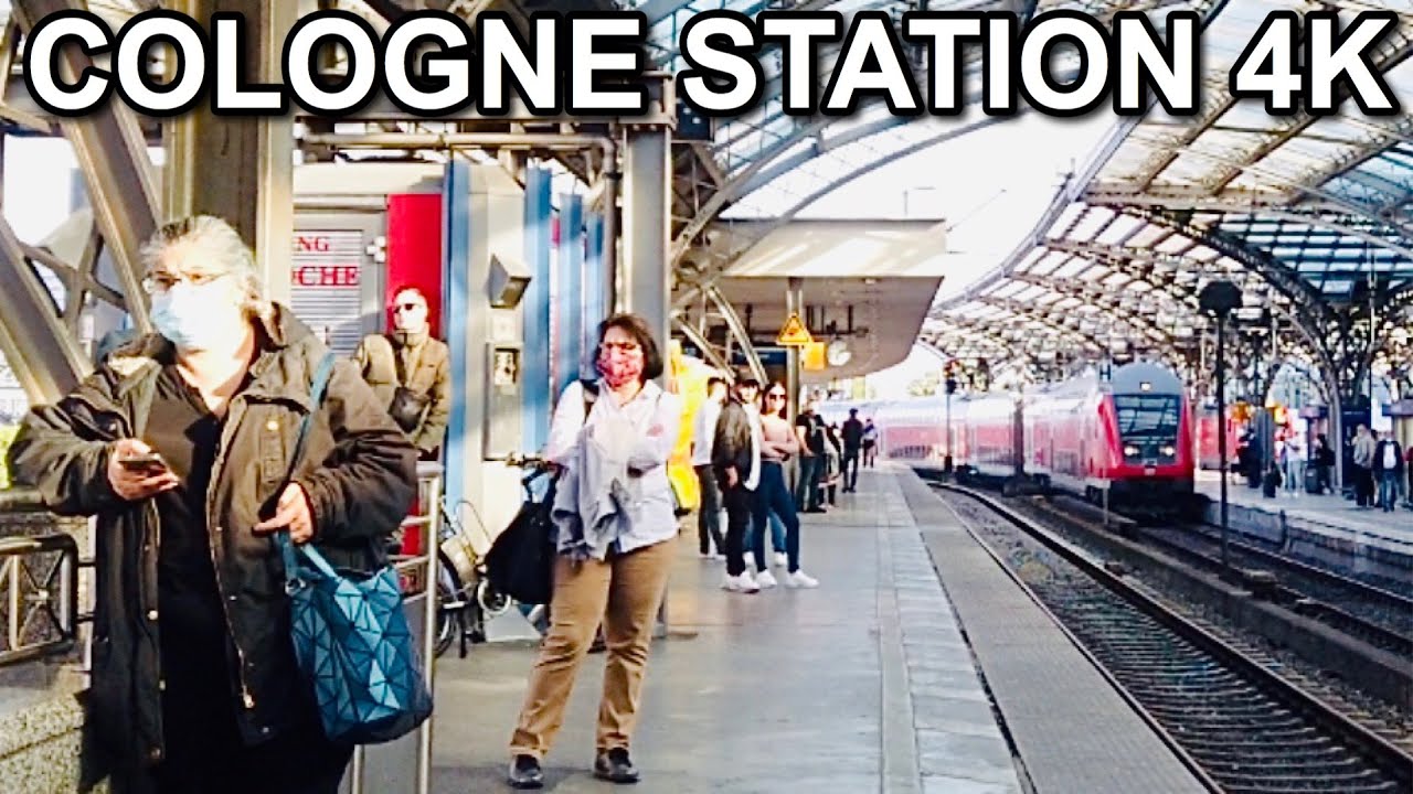 [4K] One of Europe's Most Important Railway Hubs - Cologne Main Station Walk