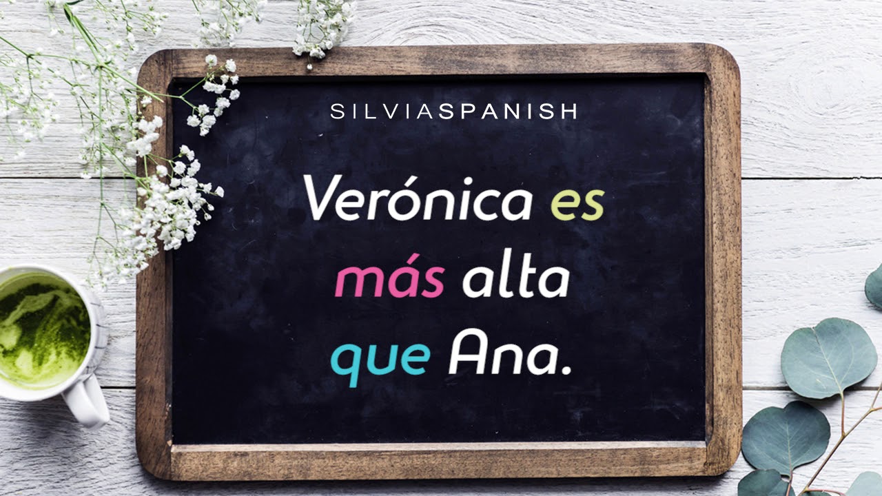 [실비아스페인어 초급] Ep 73. 베로니카가 아나보다 미녀야. Veronica es más guapa que Ana