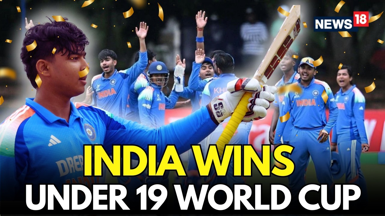 India U‑19 Beat England In World Cup Final By 100 Runs | Record‑Breaking Suryavanshi 175! | N18L
