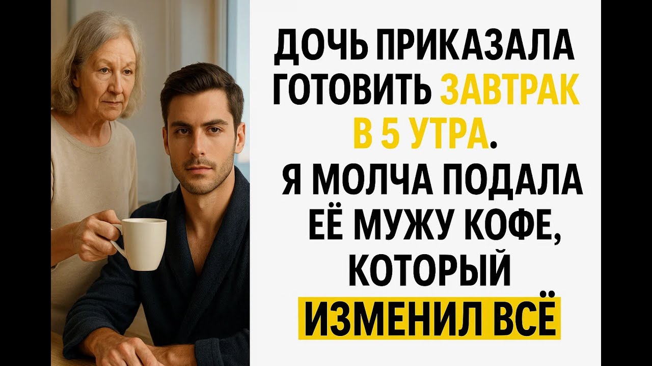 Дочь с мужем приехали в мой дом у моря и потребовали подчинения. Мой утренний кофе всё изменил