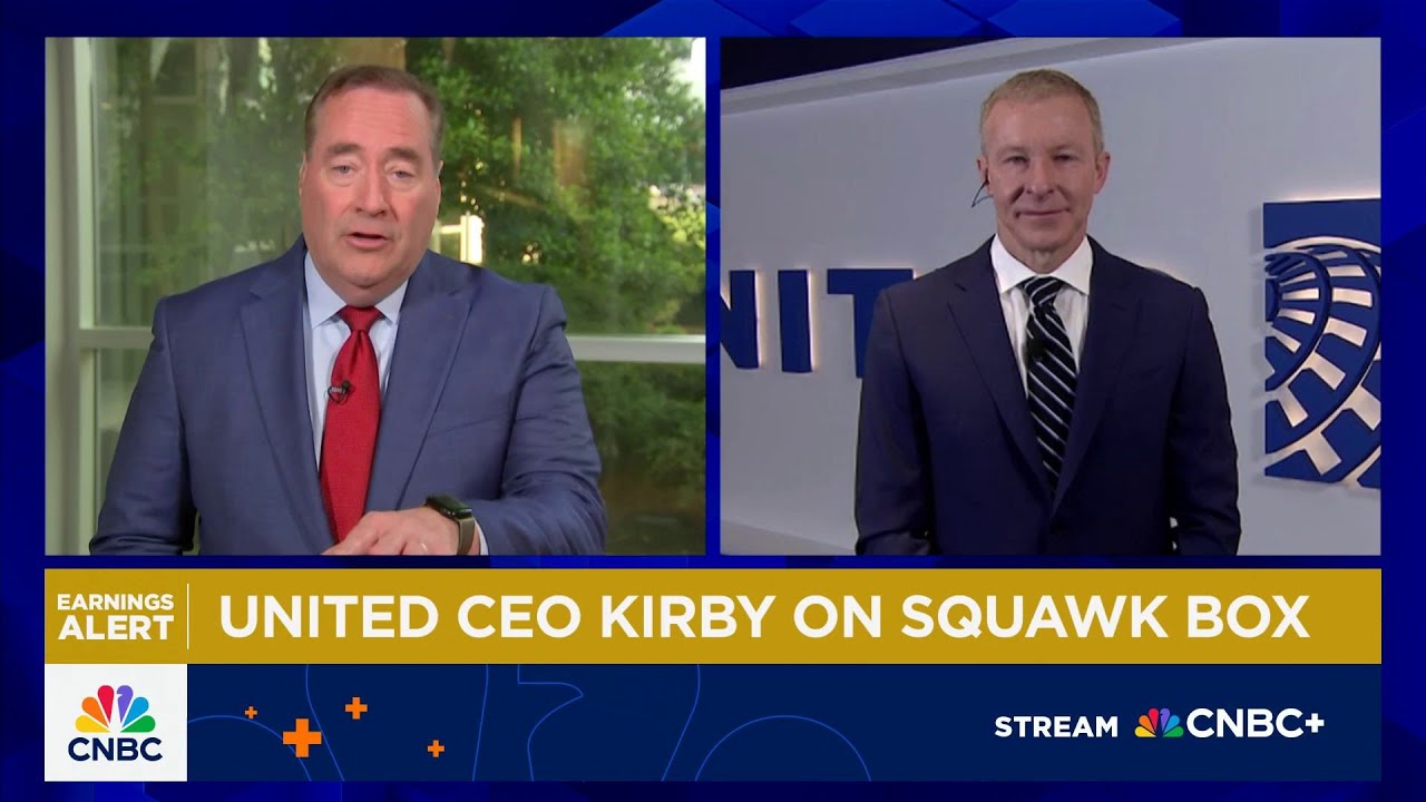 United Airlines CEO Scott Kirby: Seeing an uptick in demand for business travel