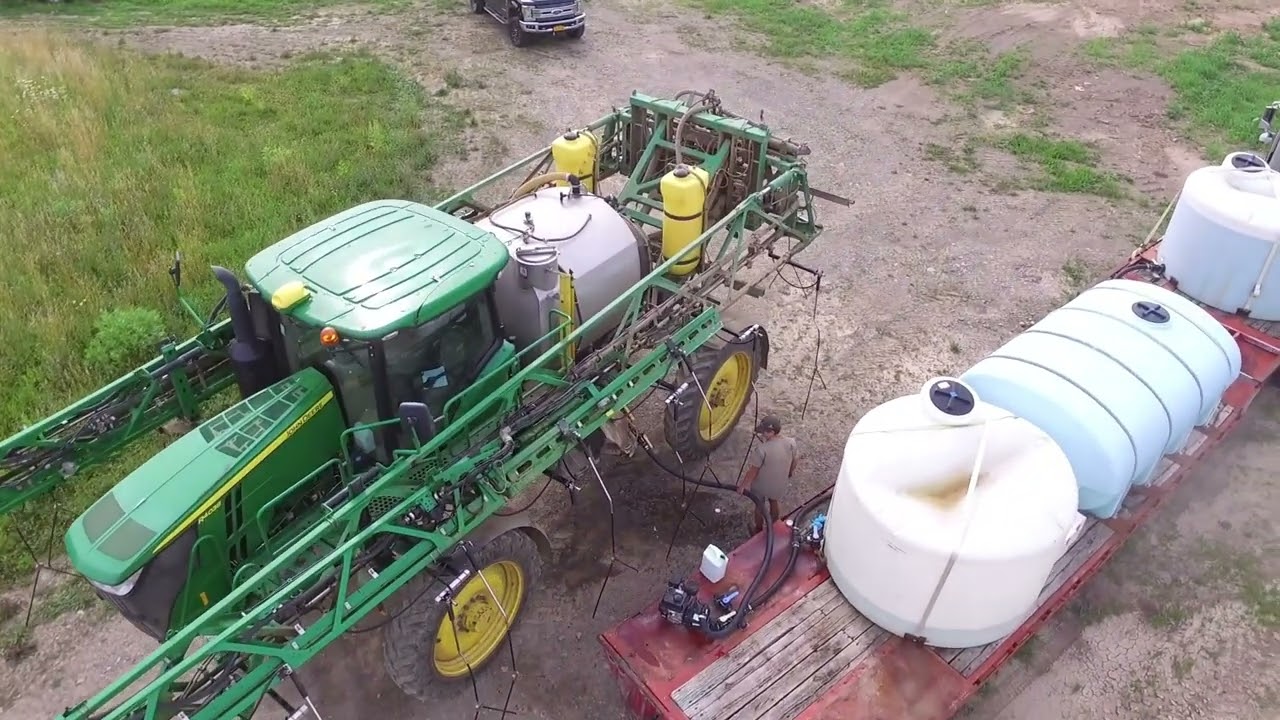 Feeding time for the corn. EZ-DROPS in action