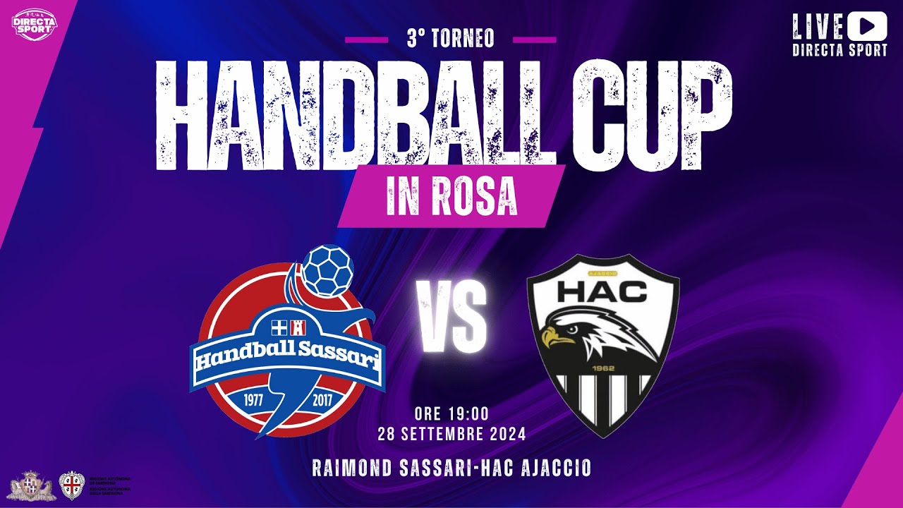Pallamano 3° Handball Cup in rosa G4 - Raimond Sassari-HAC Ajaccio (45-11)