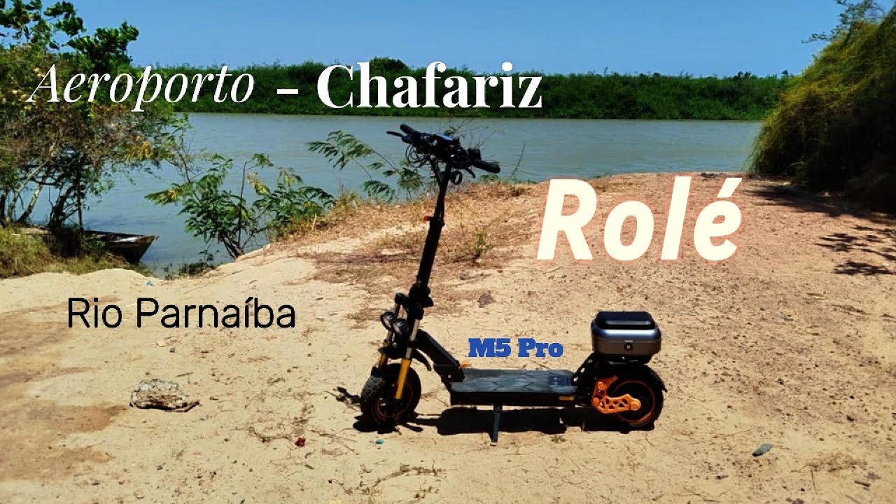 Rolé do Aeroporto a comunidade Chafariz com parada no rio Parnaíba - KuKirin M5 Pro