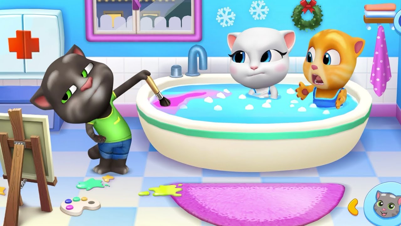 Прохождение игры My Talking Tom Friends (iOS, Android) (Outfit7) - HD | Мини-игры
