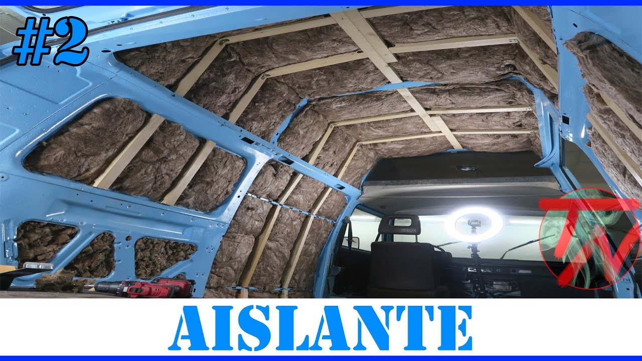 Como AISLAR FURGONETA CAMPER de la Forma Mas Barata | Aislante + Rastrelado (Todo por 117€) VW T3 #2