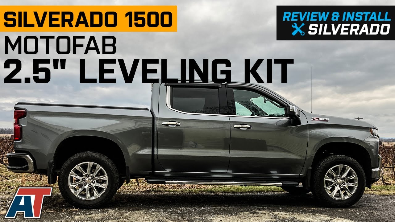 2019-2022 Silverado 1500 MotoFab 2.50-Inch Front / 2-Inch Rear Leveling Kit Review & Install