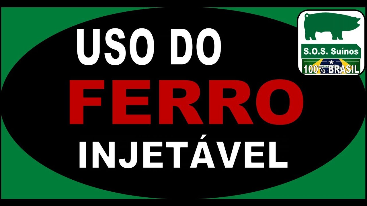 SUINOCULTURA: SOS SUÍNOS - USO DO FERRO INJETAVEL