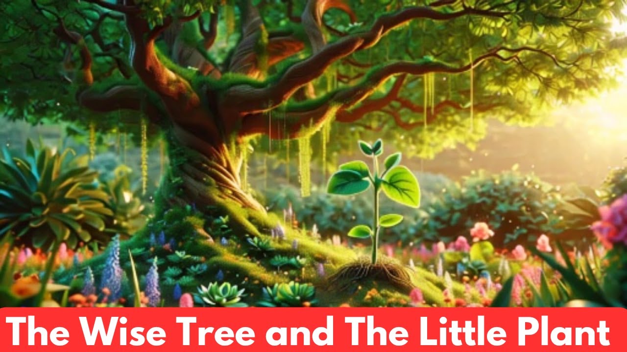 The Wise Tree and The Little Plant 🌲☘️| Moral story | Bedtime story | Fairytale @KidzFairyTales-s7b