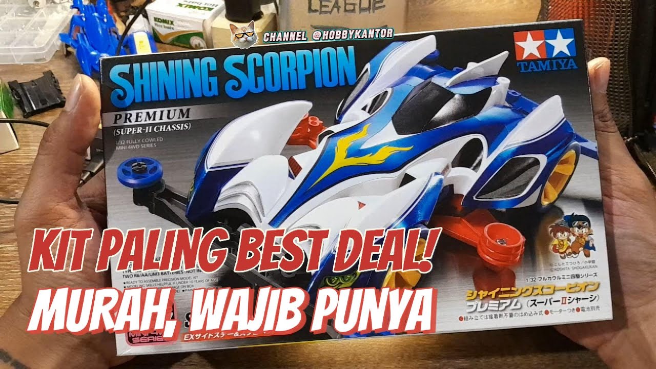 Rakit Shinning Scorpion, Tamiya Murah Bonusnya Banyak