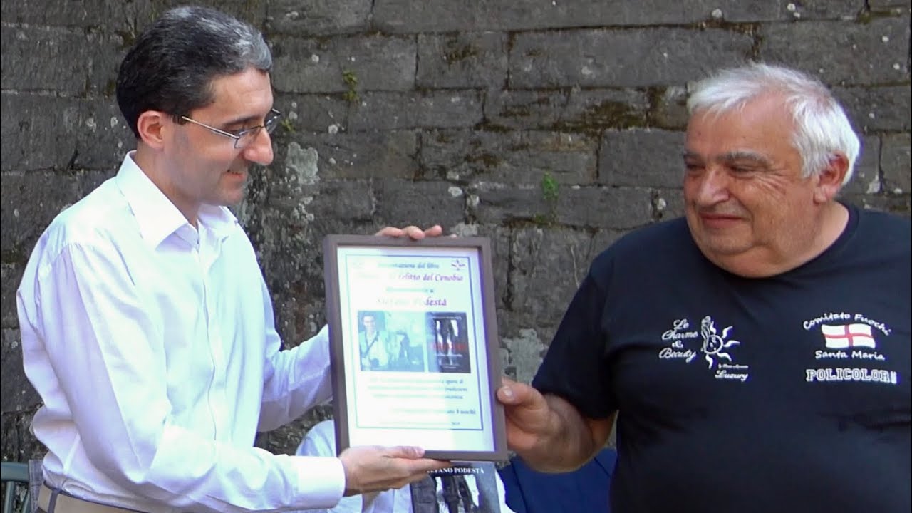 Presentazione libro OBLIVIO - il delitto del Cenobio presso i ruderi del Cenobio di San Tomaso (Ge)