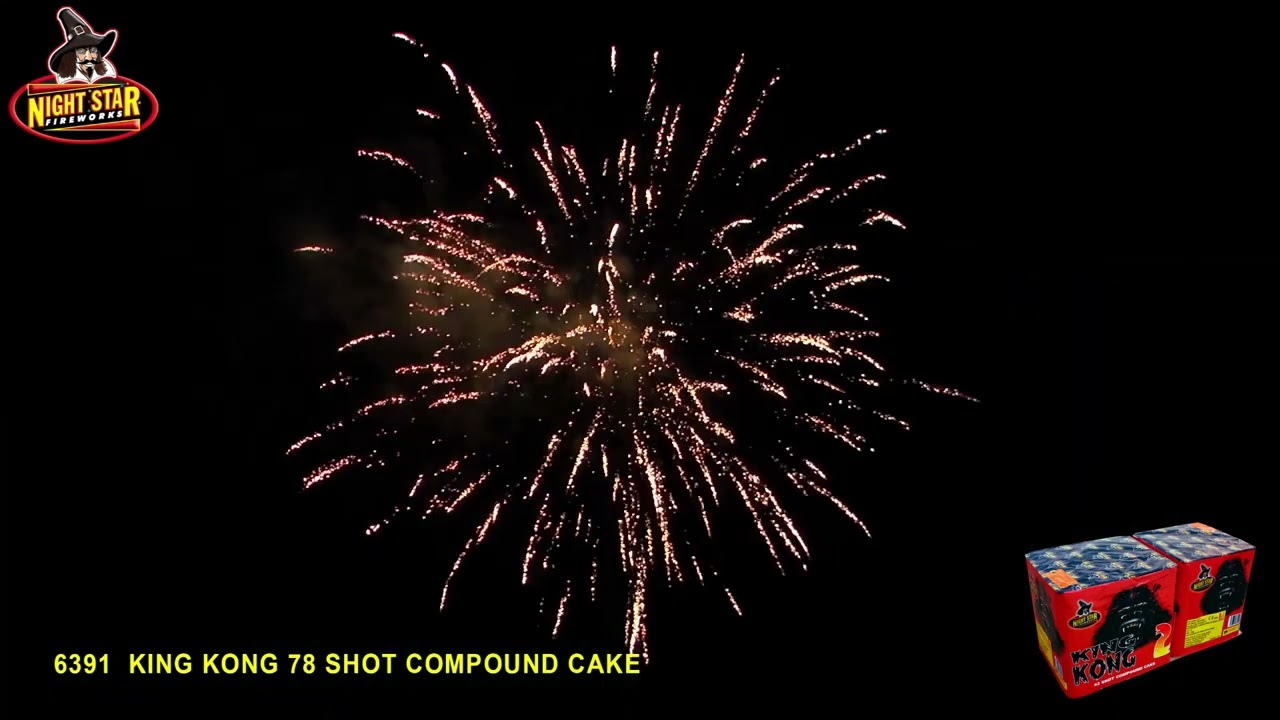 KING KONG FIREWORK 78 SHOT COMPOUND BARRAGE £70 AT MIDDLETON FIREWORK SHOP MANCHESTER l 2022 VERSION