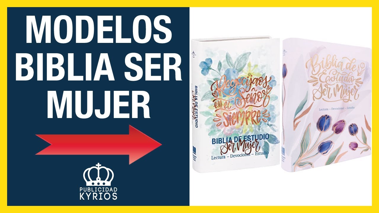 MODELOS ✅ BIBLIA SER MUJER 🌷 REINA VALERA 1960 👑 LETRA GRANDE 🎓 ESTUDIO
