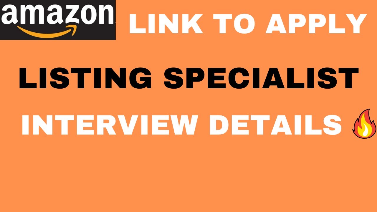 Amazon listing specialist | Listing Specialist Amazon Interview Questions | Seller Support