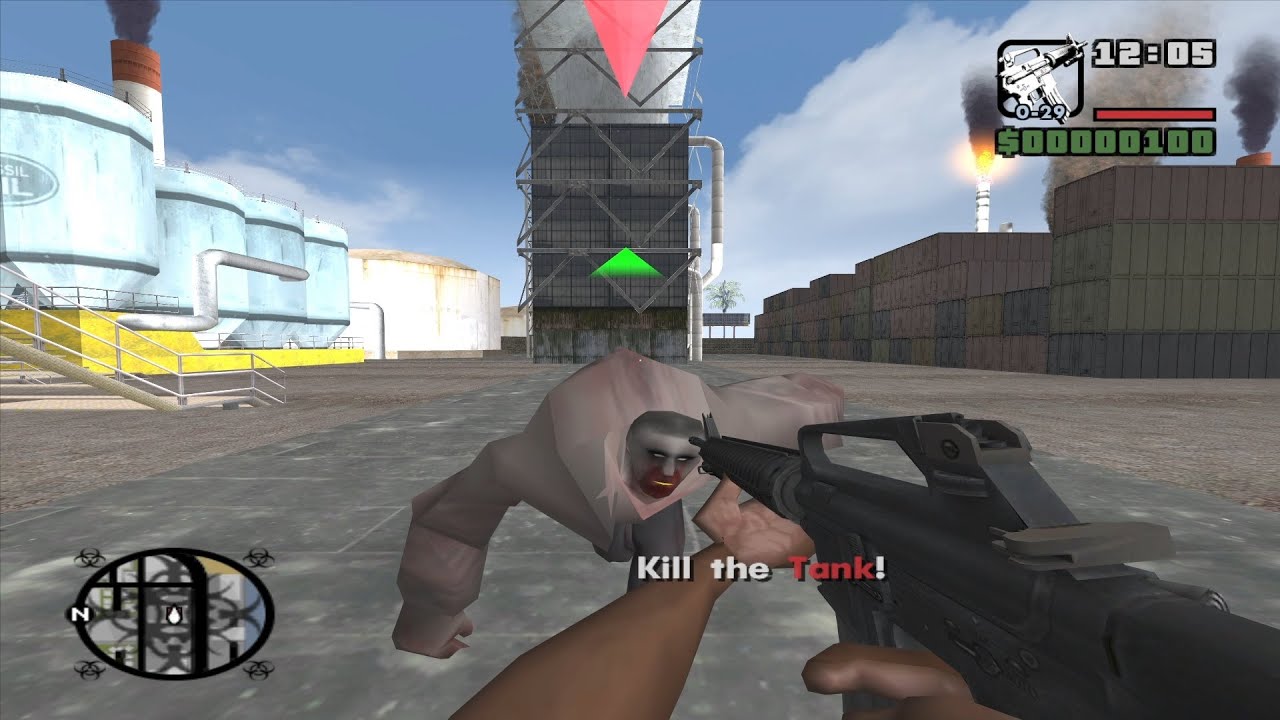 Left 4 Theft Zombie San Andreas with Left 4 Dead 2 Weapons Pack First Person full gameplay