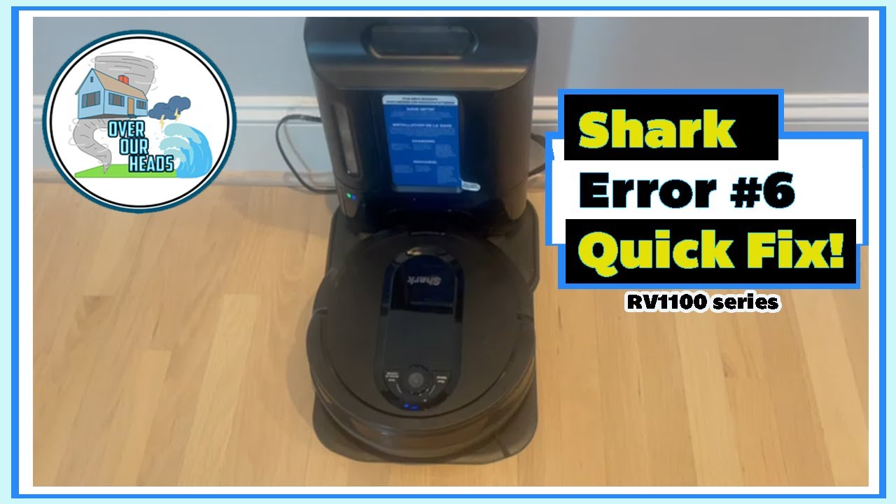 Shark Vacuum Error 6 Quick Fix !  |  Shark RV1100 Series