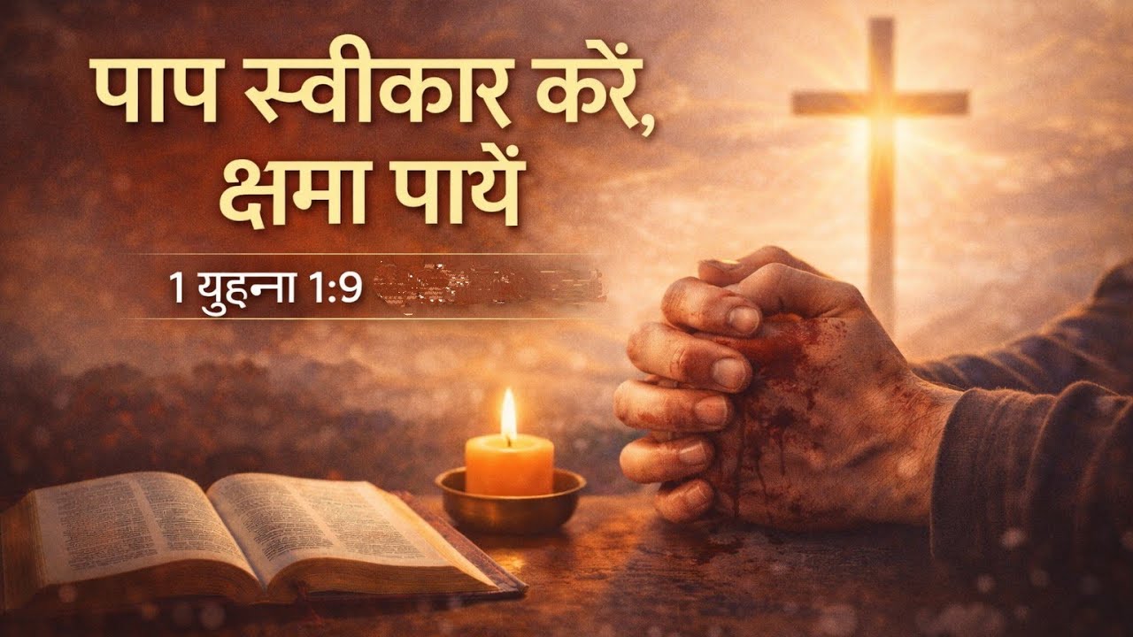 1 यूहन्ना 1:9 | क्षमा और शुद्ध हृदय की प्रतिज्ञा | Bible Verse Hindi