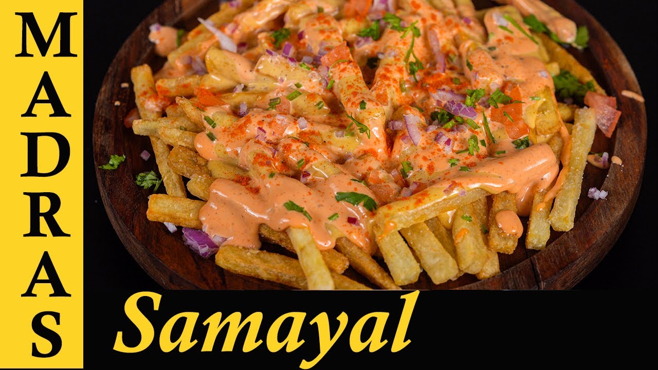 Cheesy French Fries Recipe in Tamil | Loaded Fries Recipe in Tamil