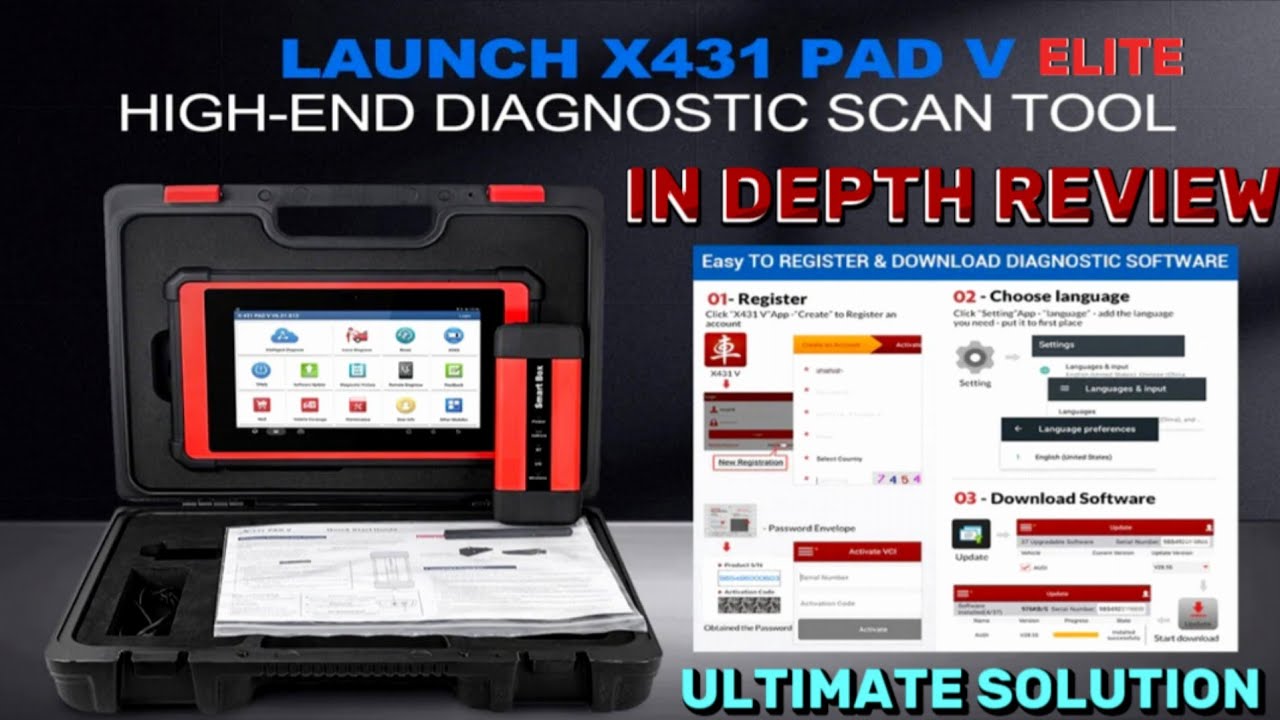 Обзор LAUNCH X431 PAD V Elite: лучший диагностический инструмент на рынке?
