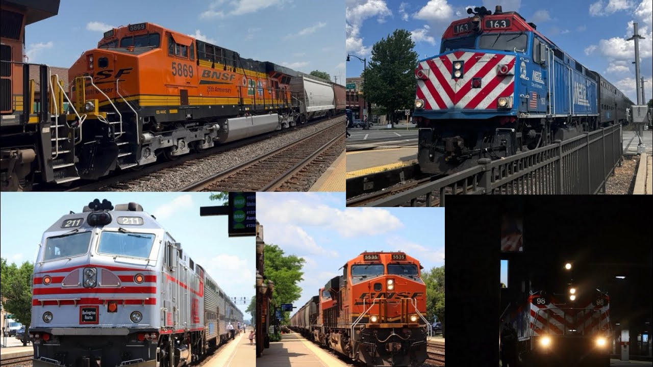 Cab Ride to Chicago and La Grange, IL trains FT: Metra 211, BNSF 5869, and fakebonnet leader