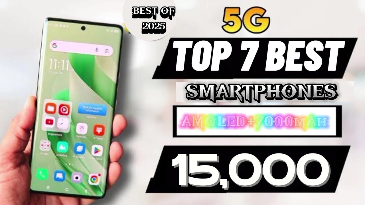 2025 के ऐसे स्मार्टफोन जो amoled डिस्प्ले 7000mAh बैटरी 64MP कैमरा और पावरफुल पोसेसर के साथ आते है🤔🤔