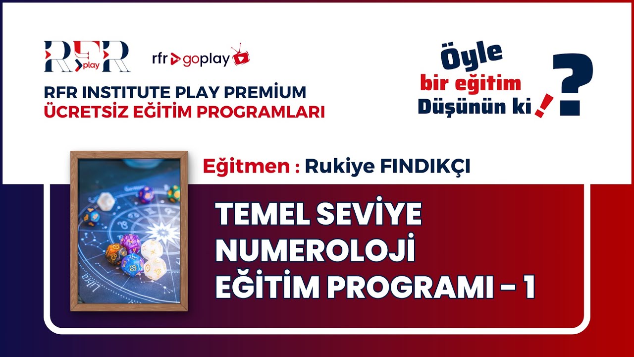 Numeroloji Eğitim Programı (Temel Seviye)