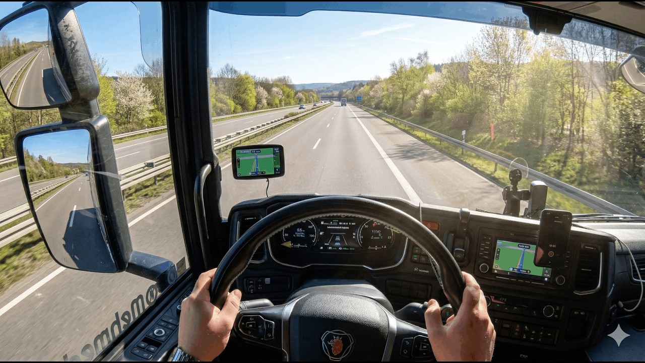 Perfect Cloudless Drive via A9: Dessau to Seddiner See | Euro Truck POV