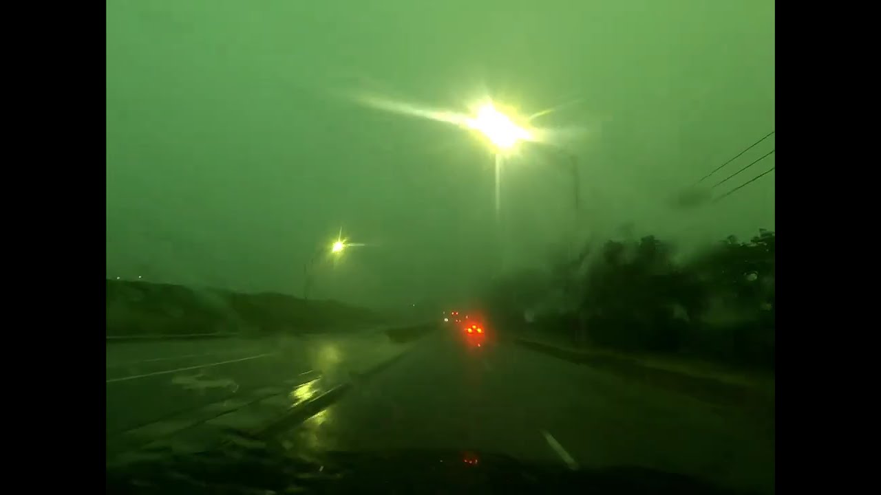 Driving through a 