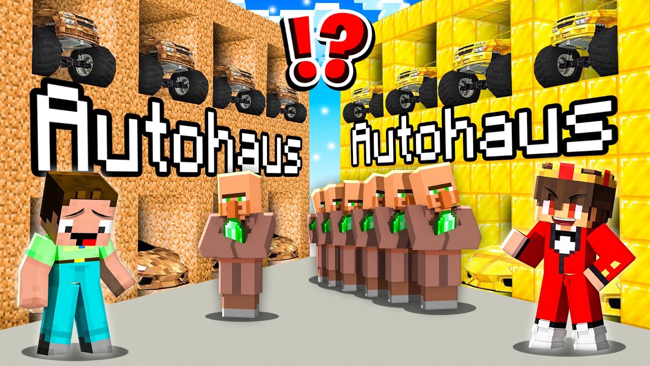 Billy ARM vs Semlaki REICH AUTOHAUS Bau Challenge in Minecraft!