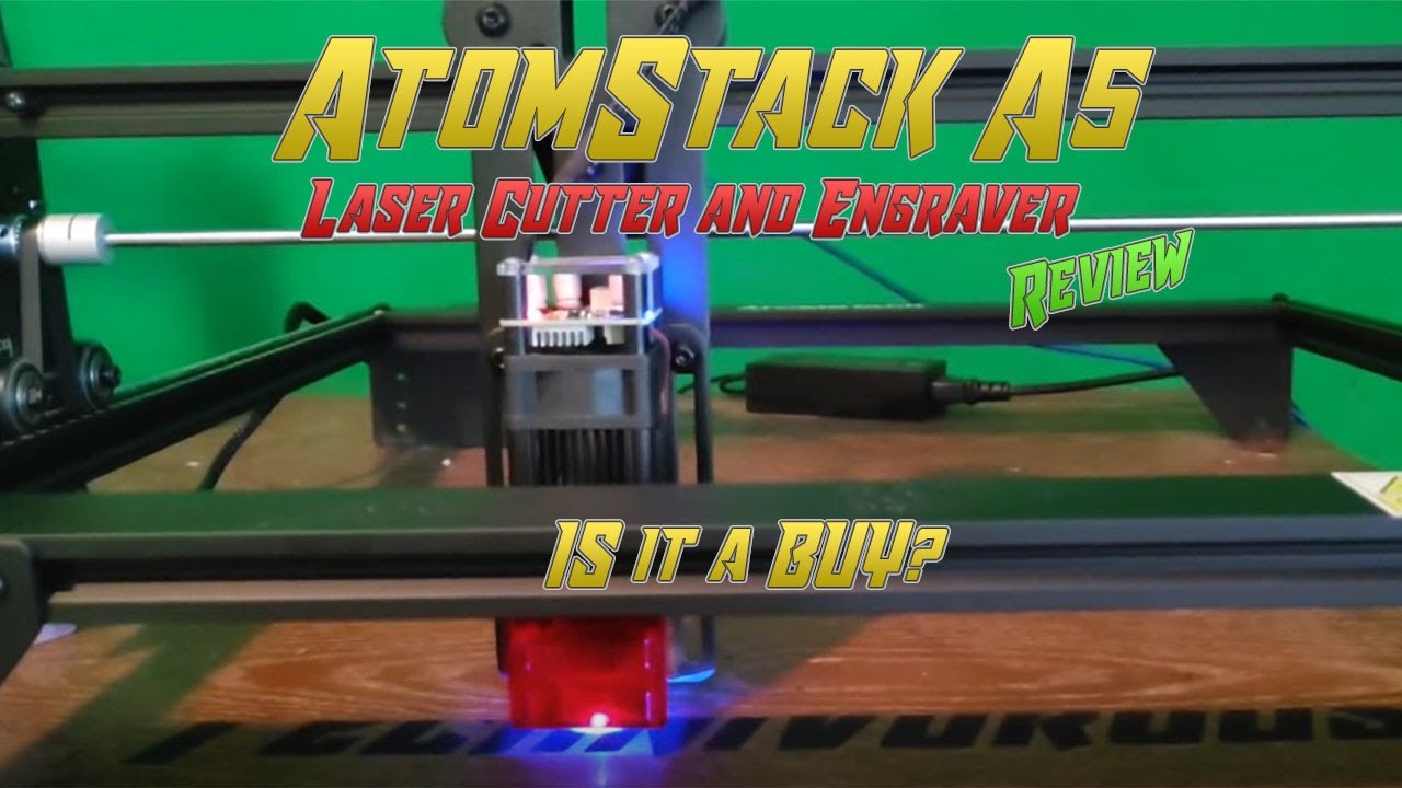 AtomStack A5 Laser Cutter and Engraver Review!