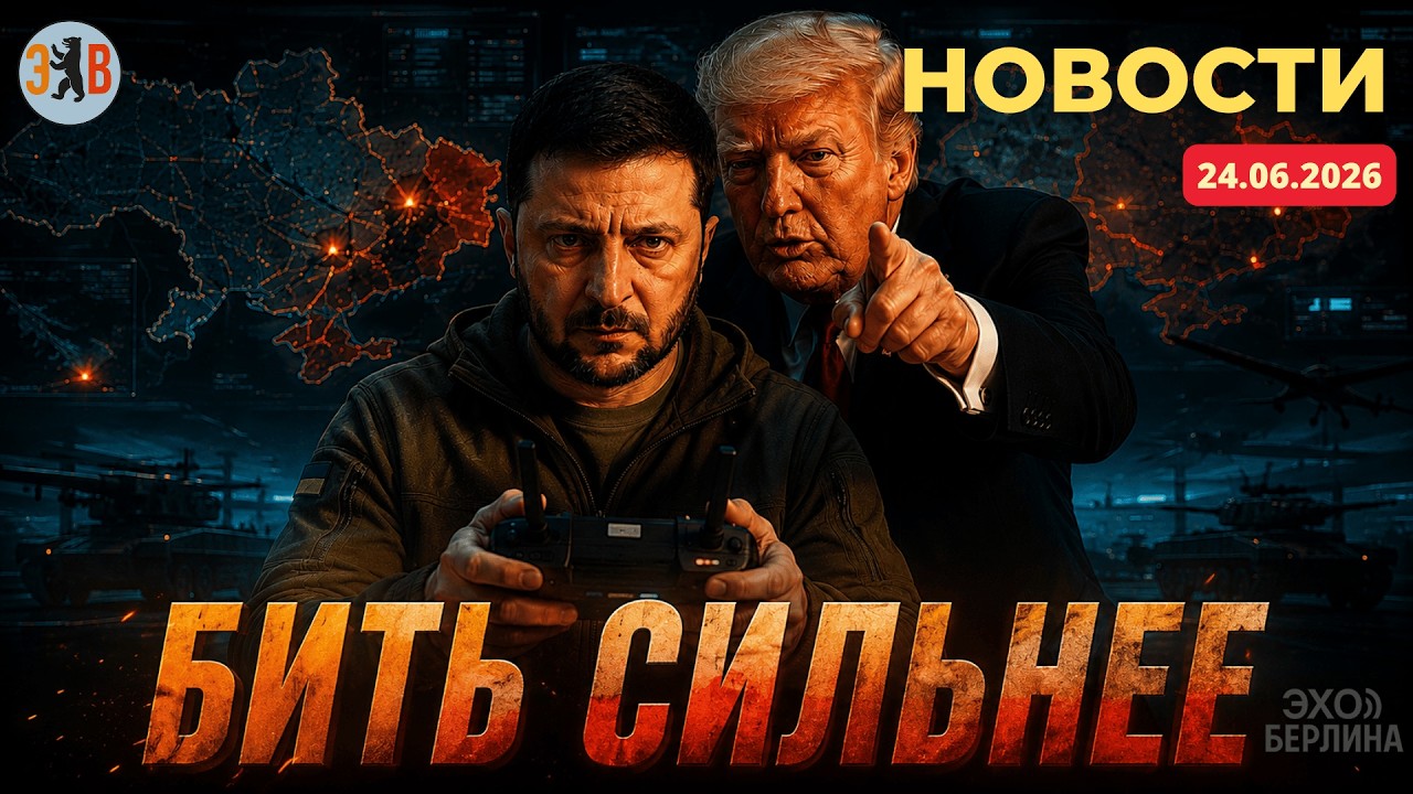 Новости ⚡️24.06.2026 Почему так тихо на фронте? Украина, Россия, США и новая борьба за внимание.
