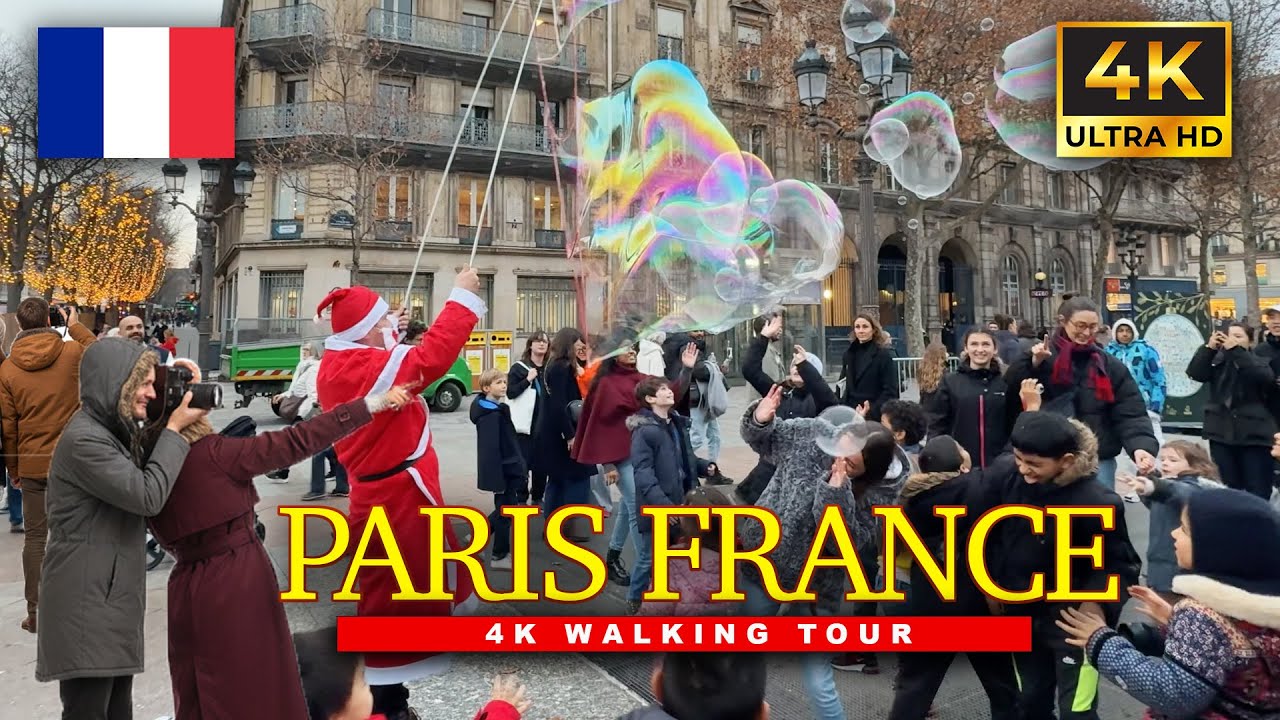 🇫🇷 Paris, France - 4K HDR Walking Tour -  Why You should Visit Paris during Winter