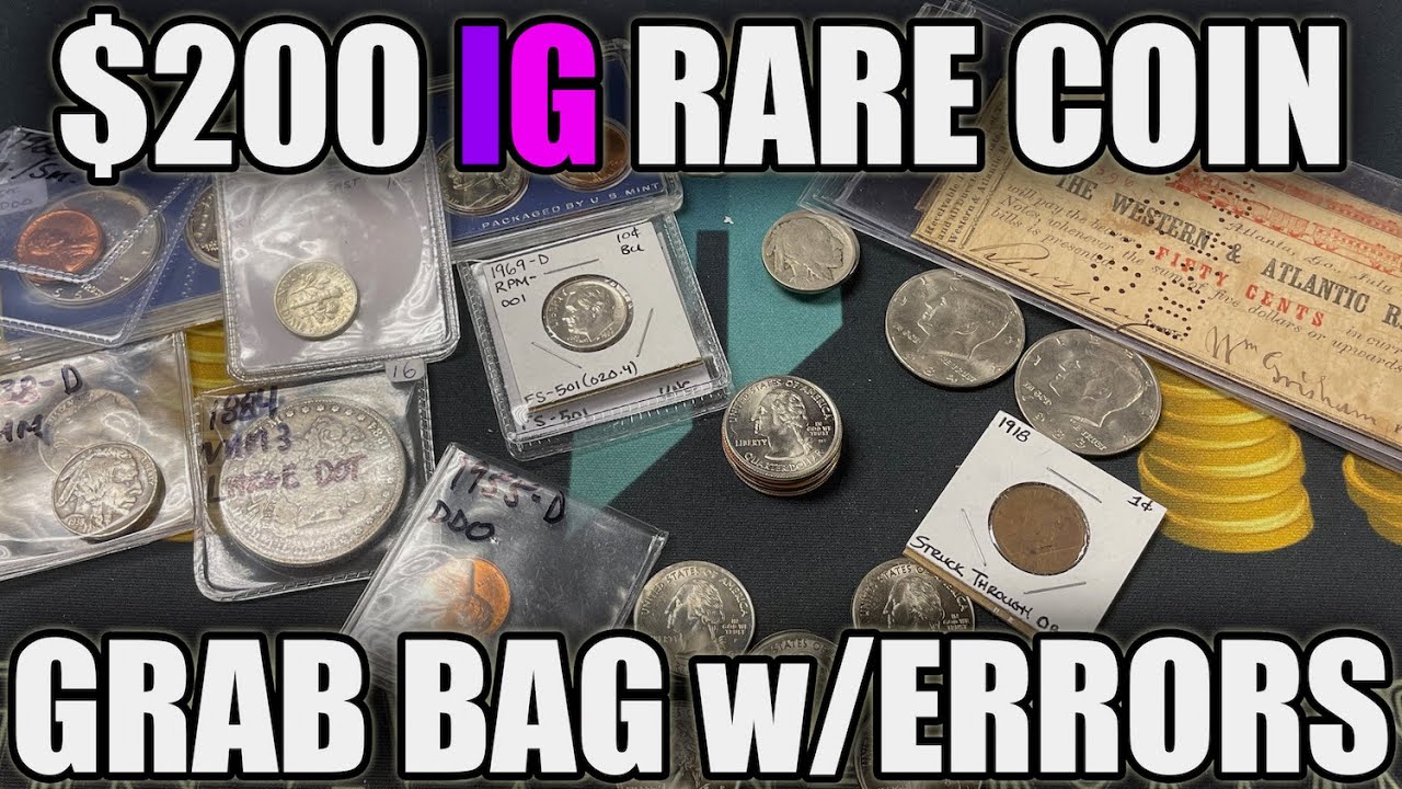 $200 Mystery Coin Grab Bag CRUSHES It - Errors, Silver, Rare Coins, & More