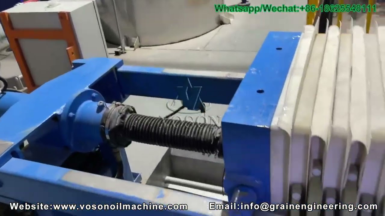 Plate and Frame Filter Press in Edible Oil Refining – High-Efficiency Oil Filtration!