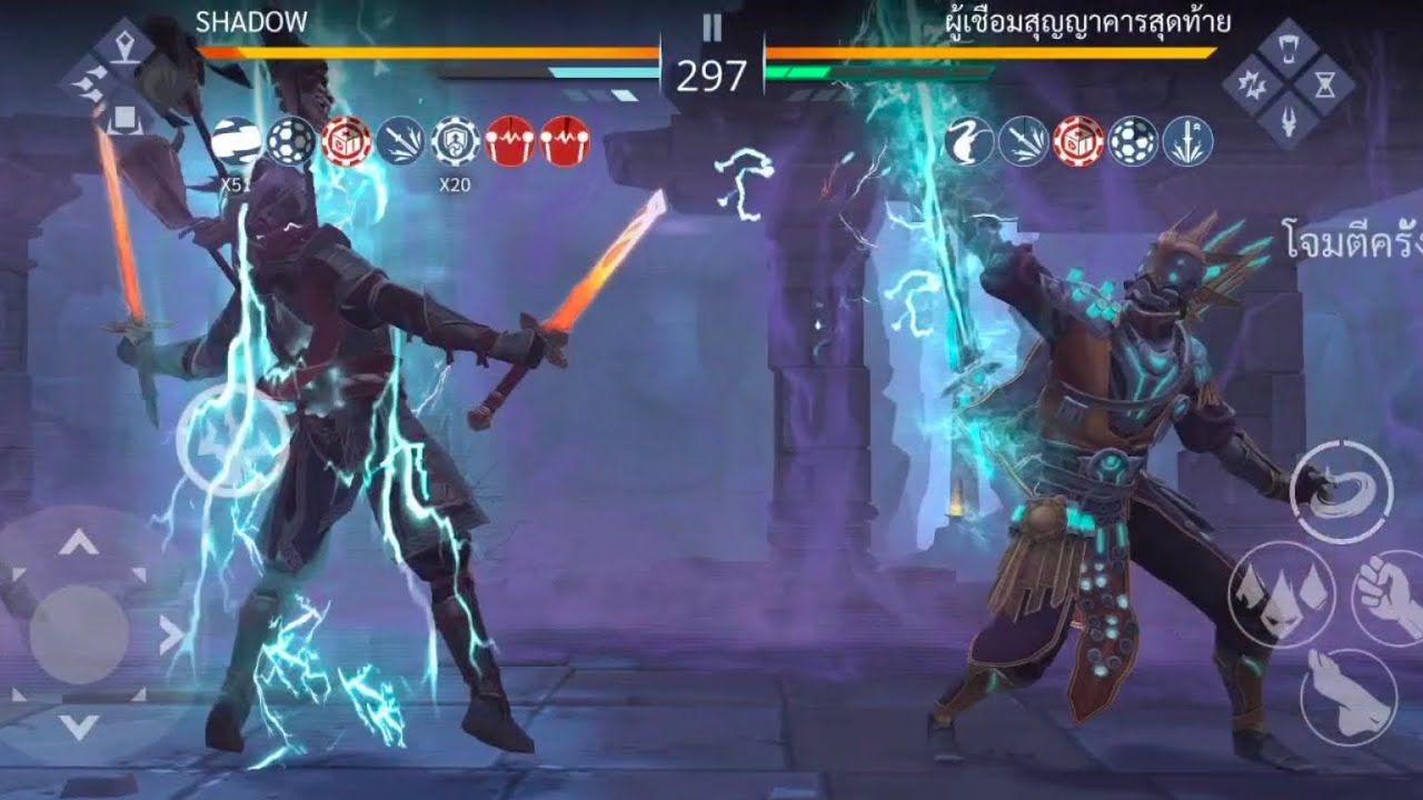 [Shadow fight 3] Dead Forest Triad vs Last Operator Hard difficulty (Full fight)