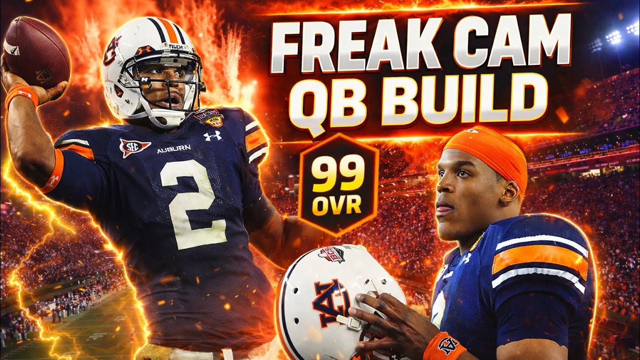 Я создал первоклассного Кэма Ньютона в CFB 26… Это сломало режим «Династия».