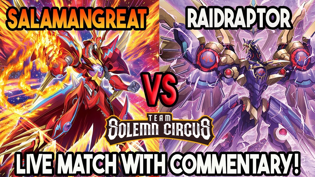 Salamangreat Vs Raidraptor : Yu-Gi-Oh! Locals Feature Match | Live Duel