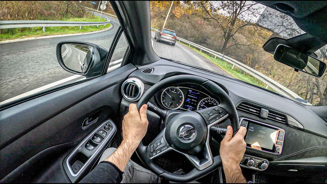 Nissan Micra N-SPORT (1.0 IG-T 100 HP) | POV Test Drive #638 Joe Black