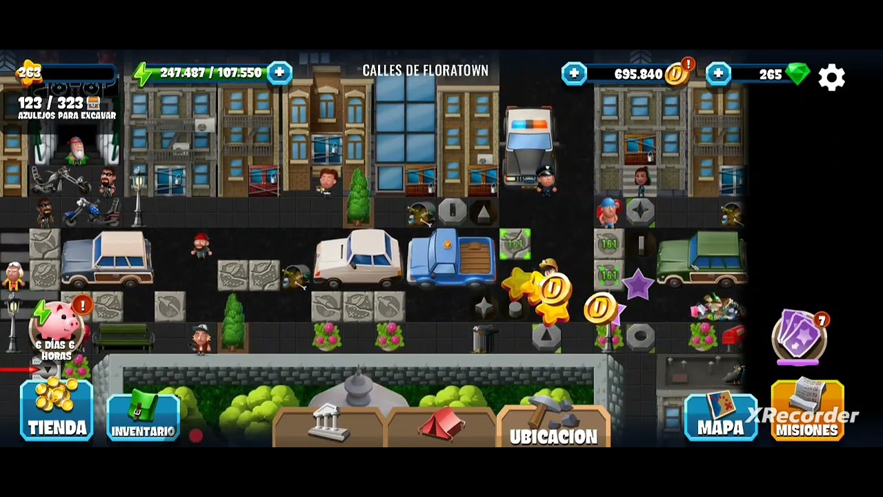 Calles de Floratown | Diggy's adventure: Negocio floreciente 