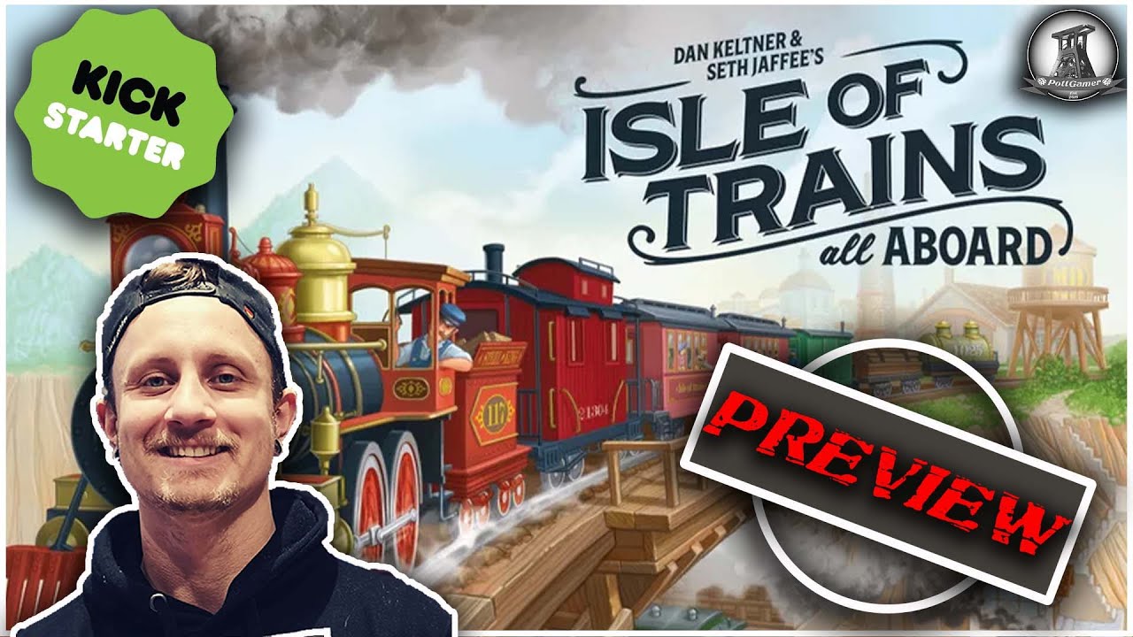 Kickstarter PREVIEW | The Isle of Trains - all Aboard | Dranda Games