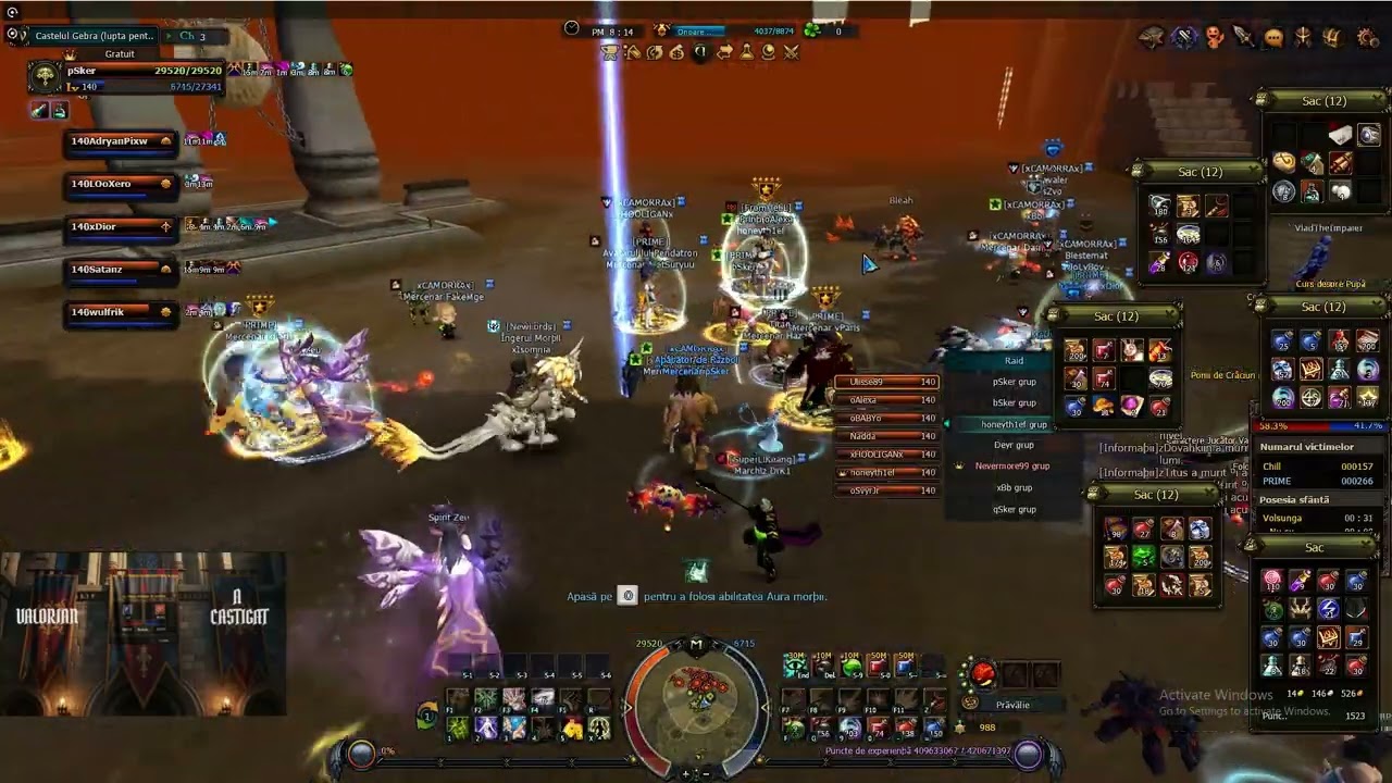 4STORY RO Castle - Clash of Titans (49 vs 55)