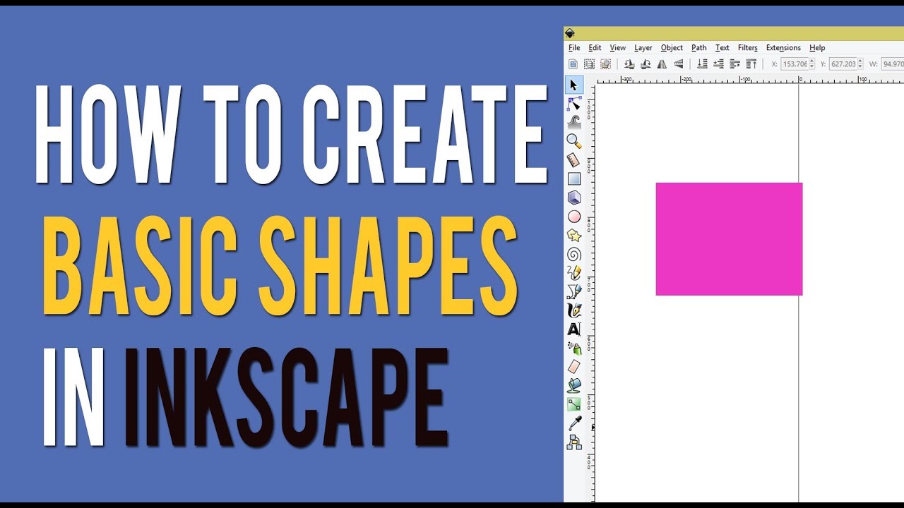 How to create basic shapes in inkscape video tutorials