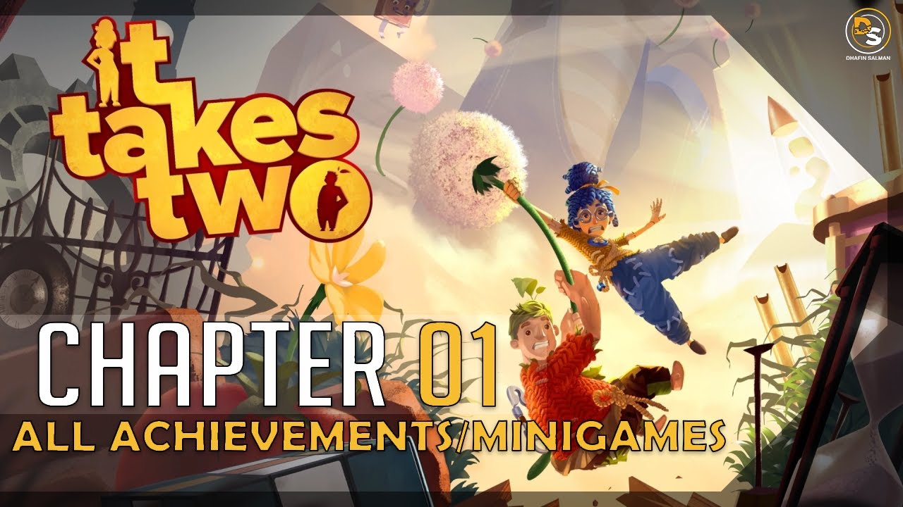 It Takes Two (Chapter 1: The Shed) - 100% Walkthrough All Achievements/Trophies & Minigames