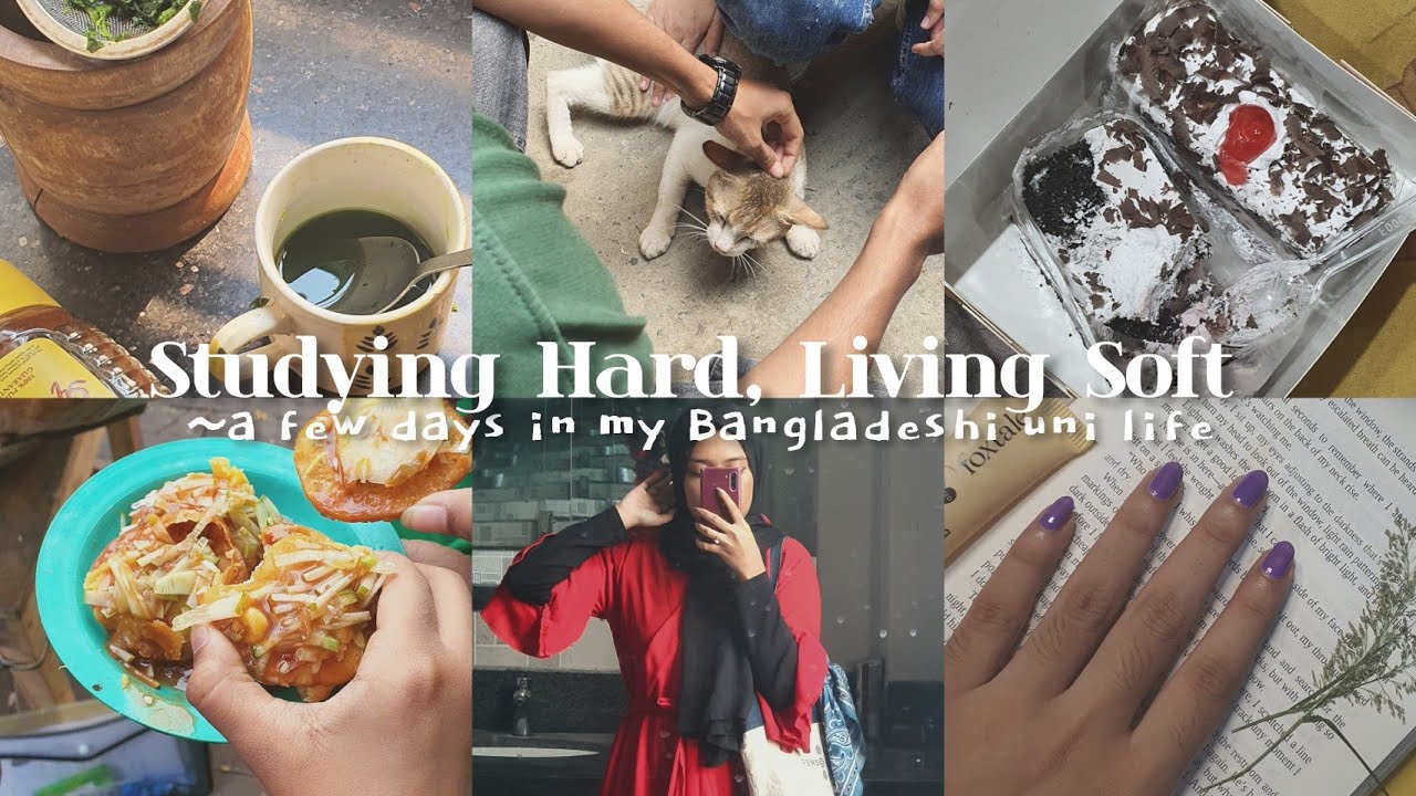 Studying Hard, Living Soft 🌷 | A Few Days in My Bangladeshi Uni Life (Korean Aesthetic Vlog)