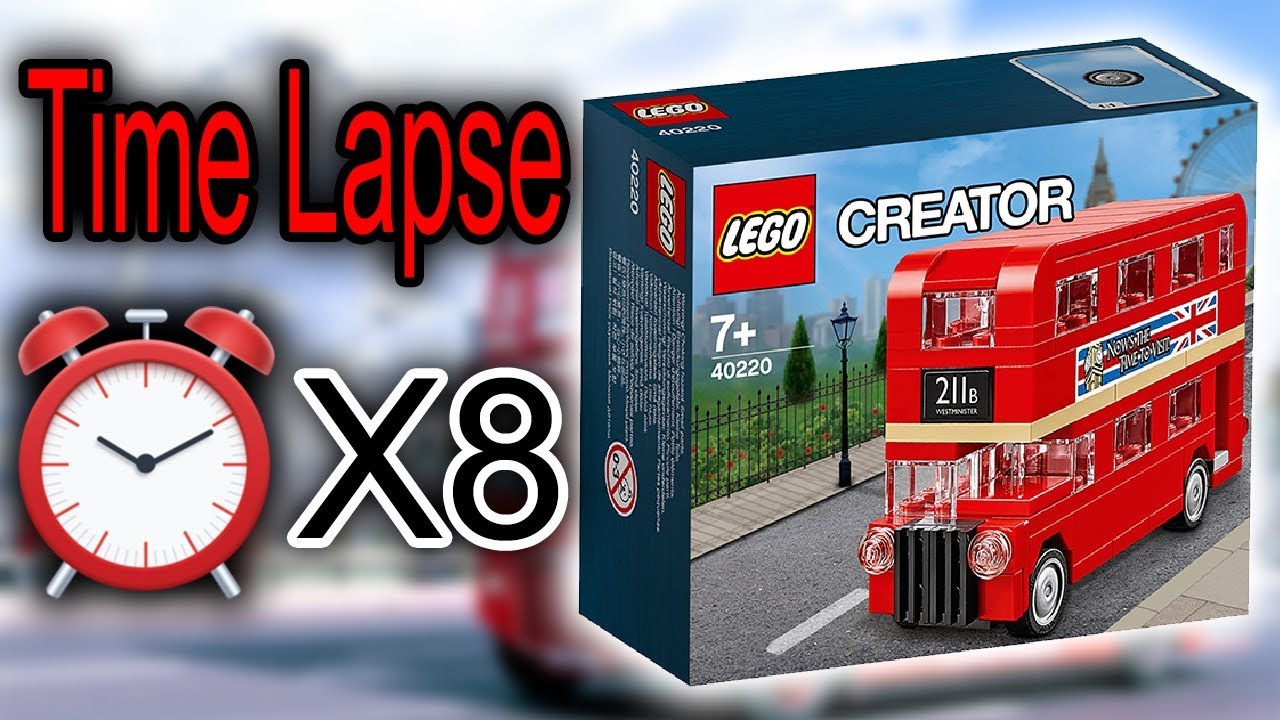 Lego mini London Bus 40220 Time-Lapse !!!