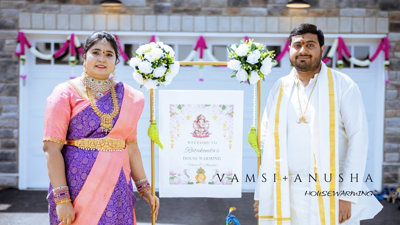 Vamsi + Anusha Housewarming | New Jersey - USA | 4K